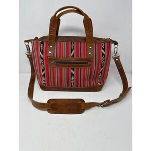 Nena & Co. Women’s Aztec Southwest Leather Sonia Shoulder Bag Purse